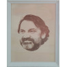22cm x 31cm engraved and painted image